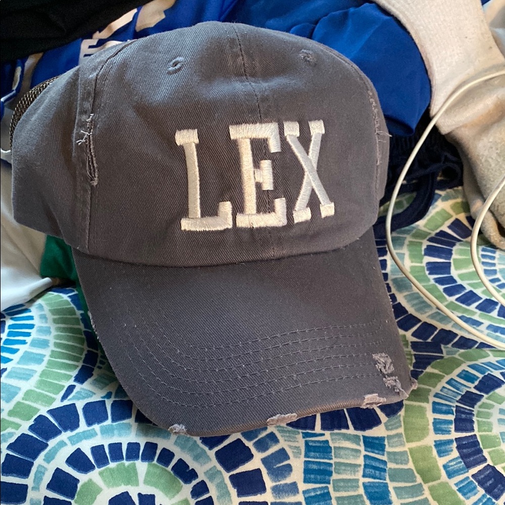 Gray LEX Baseball Cap